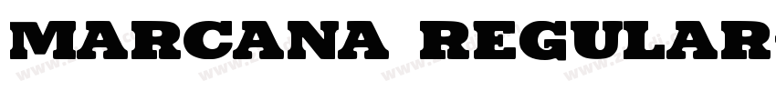Marcana Regular字体转换
